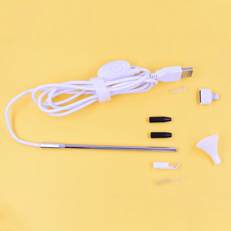 Многофункциональный ушной нос горло HD визуальная Лупа очиститель эндоскоп с 4 9