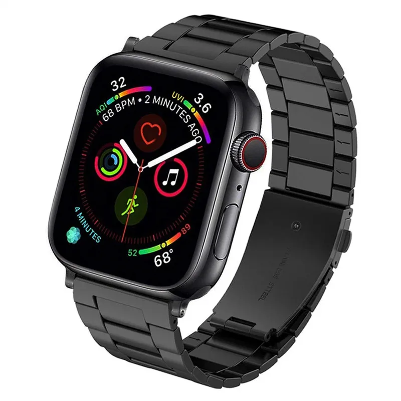 Ремешок для часов Apple Watch Band 44 мм 42 металлический браслет из нержавеющей стали iWatch