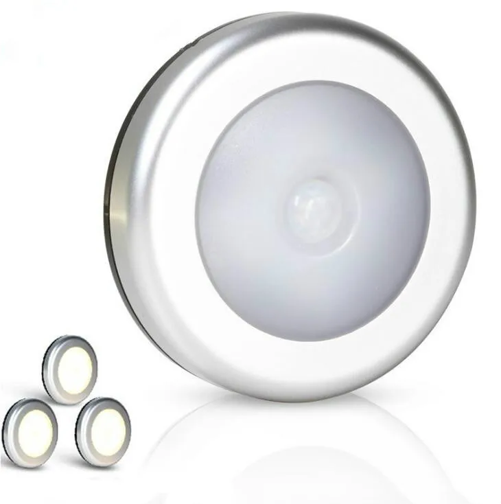 6 светодиодный освещение с пассивным ИК датчиком ночник для шкафа гардеробной