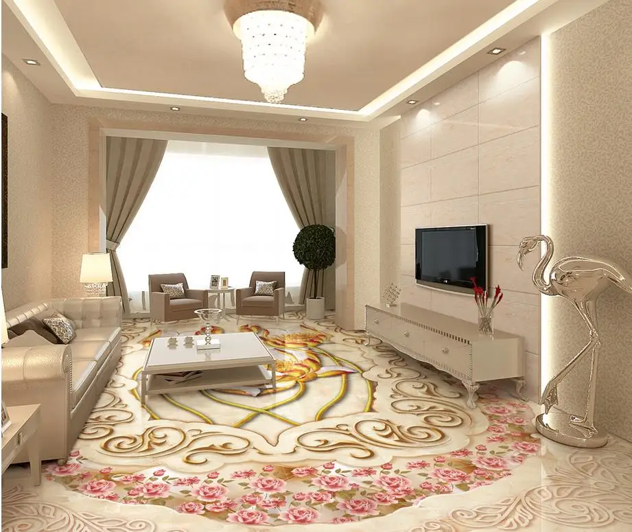 Самоклеящиеся 3D обои ПВХ водостойкие для гостиной | Обустройство дома