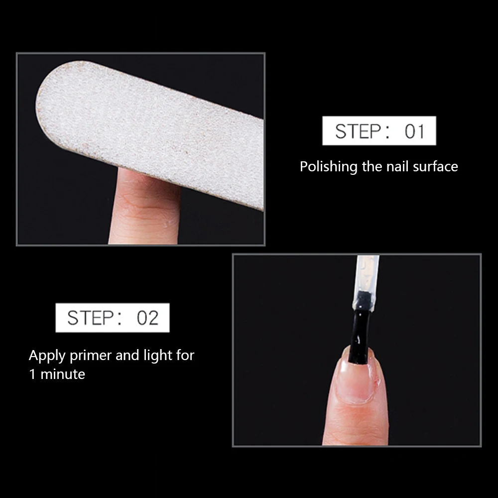 100 шт./компл. наращивание ногтей волокна Fibernails набор акриловых наконечников для