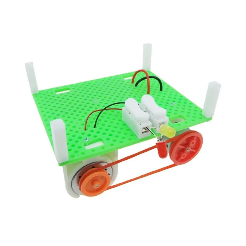Mini Electric Generator Wheel Motor Model Energy DIY Toys For Kids LED Education Science Experiment Gift qiang | Обустройство дома