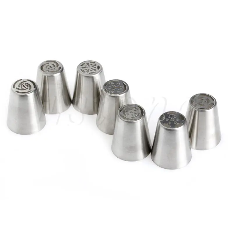 7 шт./компл. Кондитерские насадки для украшения торта инструмент выпечки|piping