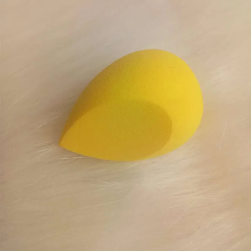 Yellow 1 шт. в форме капли воды, косметическая пуховка, макияж, смешивание губок, крем для лица, смешивание, косметическая пудра, пуховка - Цвет: Yellow