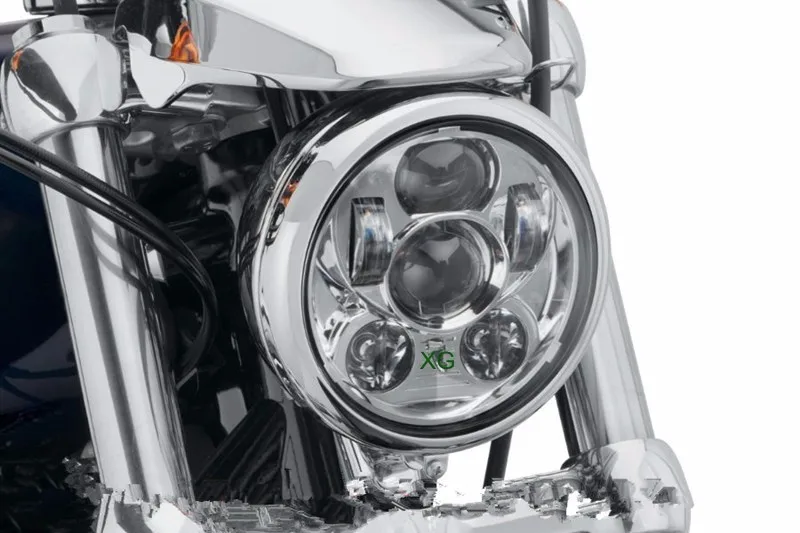 Черный 5,7" HID светодиодные фары H4 высокий низкий пучок 5 3/4" спереди для вождения Головы Фары для Harley davidson Moto Sportster 833