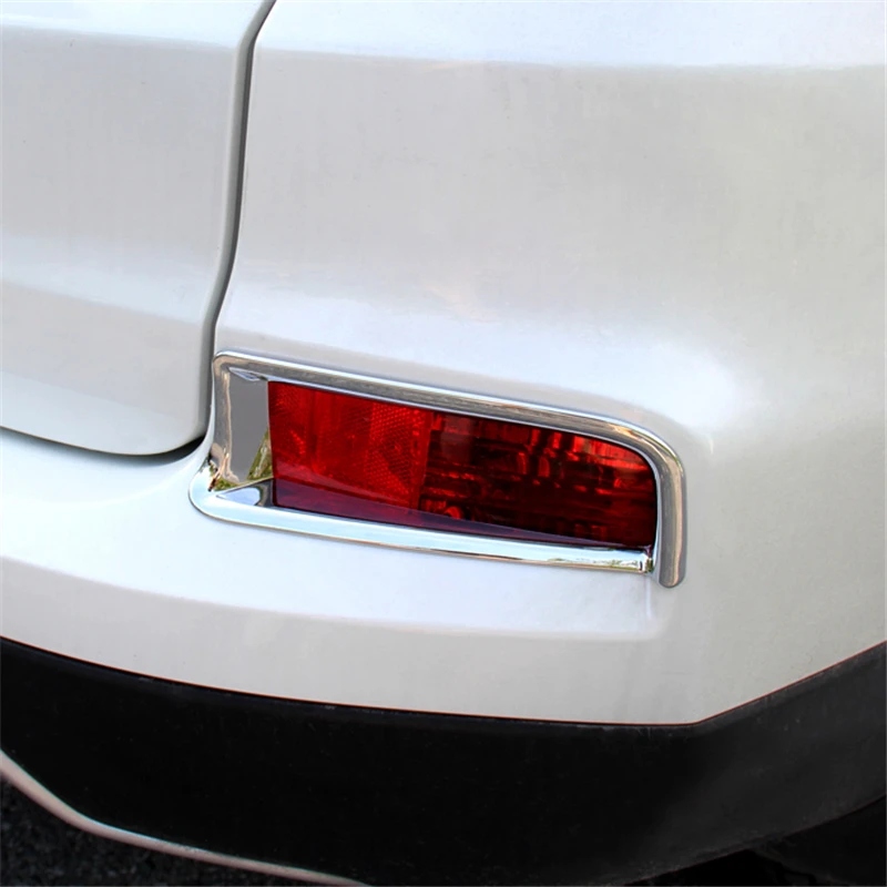 

WELKINRY car auto cover Styling For Honda CR-V CRV 2015 2016 ABS chrome rear tail fog lamp light sticker moulding trim
