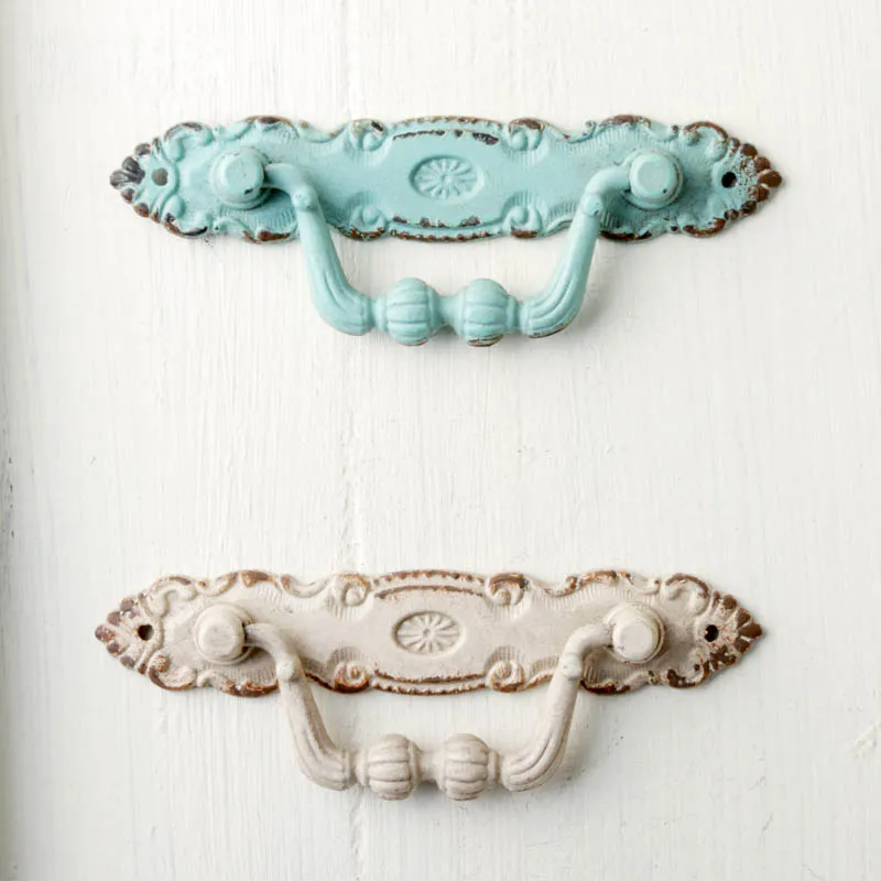 Американская антикварная ручка с двойным отверстием европейская пасторальная