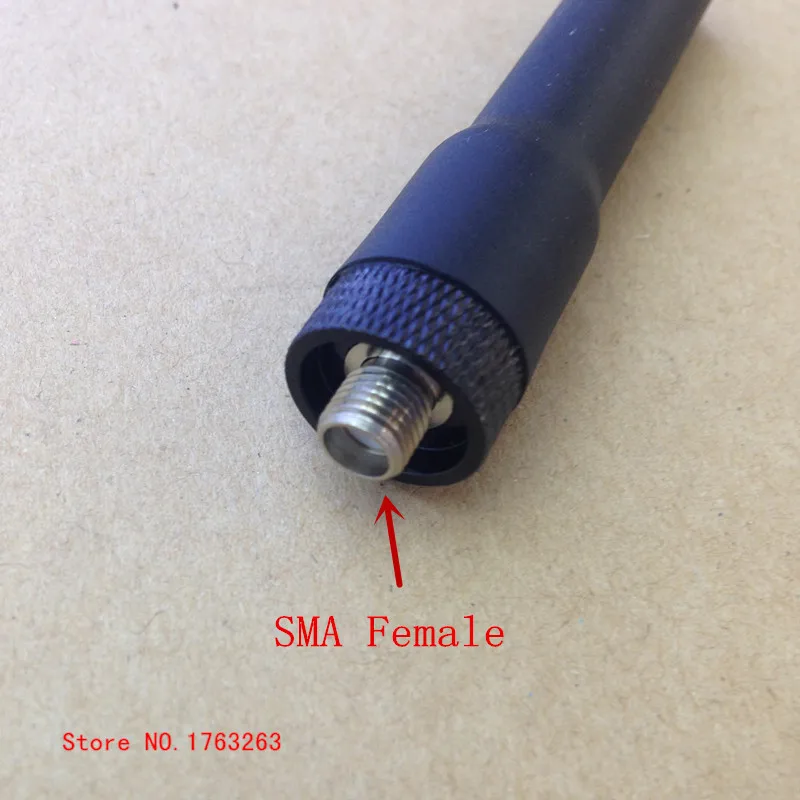 Мини мягкая гибкая антенна UHF VHF dual band SMA Female для KENWOOD Baofeng BF UV5R BFUV82 BF888S PUXING TYT и т. д.