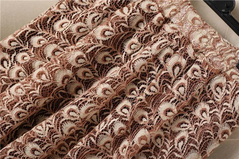 Короткая юбка, Женская кружевная полускользящая длинная сетчатая юбка, Корейская универсальная короткая юбка, плиссированная Женская трапециевидная юбка с высокой талией
