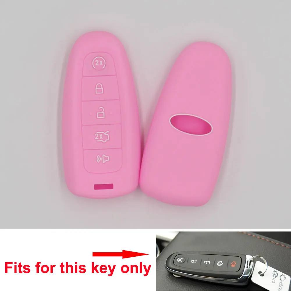 5 кнопочный силиконовый Интеллектуальный Автомобильный ключ дистанционного