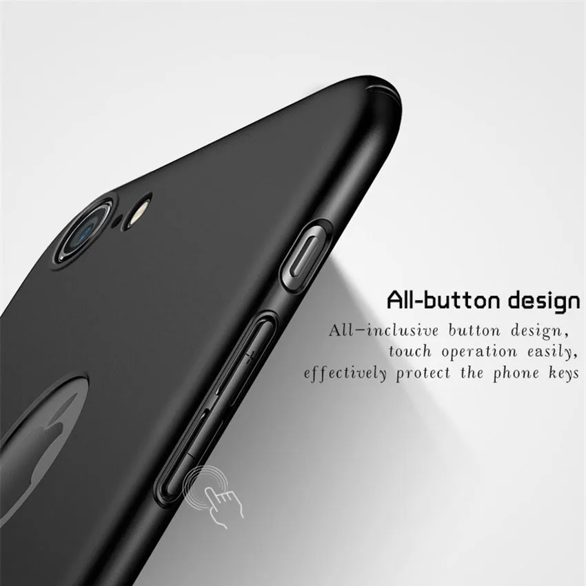MSVII чехол для телефона iPhone 6 6S Роскошный тонкий полная защита пластиковая жесткая