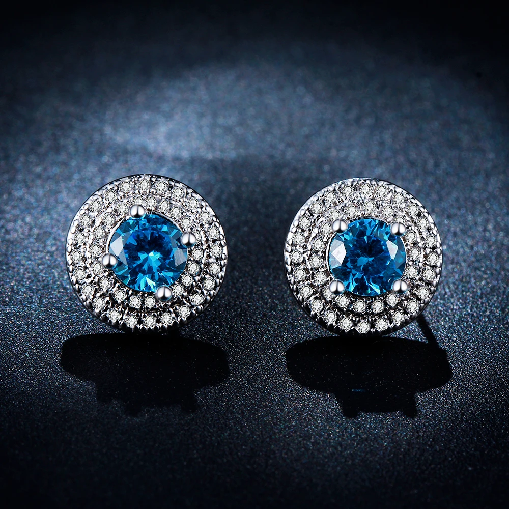 Женский ювелирный комплект из колье и серёг с австрийским кристаллом|austrian crystal