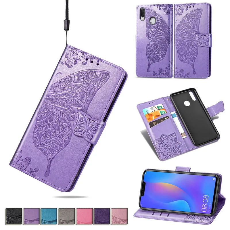 Кожаный флип чехол 3D для Huawei Honor 10 Lite V20 Mate 20 P30 P20 Pro Y5 Y7 2018 Y9 2019 P Smart Plus чехол|Бамперы|