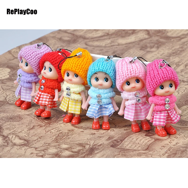 100Pcs/lot Mini Fashion Girls Toys with dress dolls Interactive Beautiful Handmade Princess Birthday Gifts For Girl 002 | Игрушки и