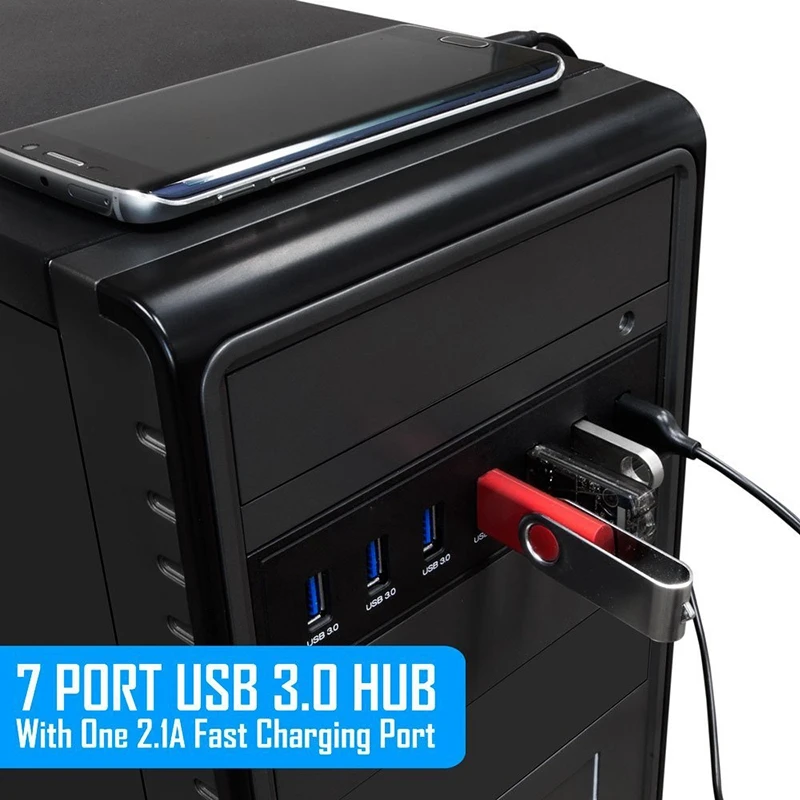 7 Порты и разъёмы USB 3 0 концентратор 5Gbs 5 25 дюймов CD-Встроенная память отсек для
