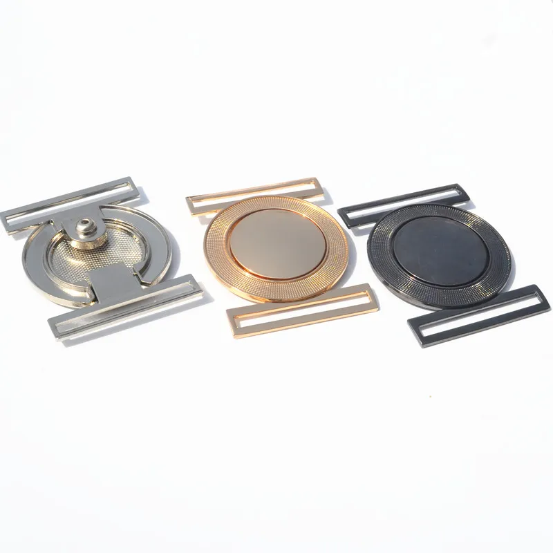 2sets metal belt interlock buckle for women dress coat DIY bag garment fashion decoration round buttons | Дом и сад