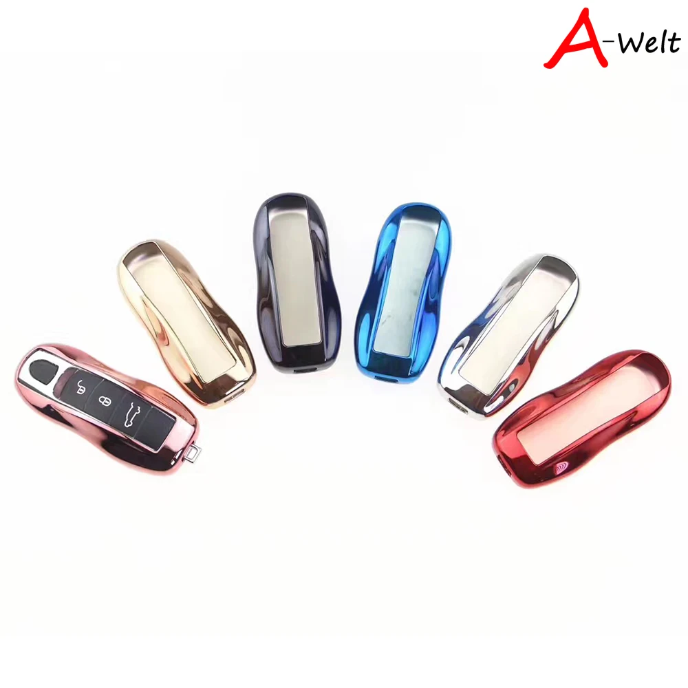 1 шт. Высококачественная ТПУ Удаленная крышка смарт ключа Fob чехол для Porsche Cayenne