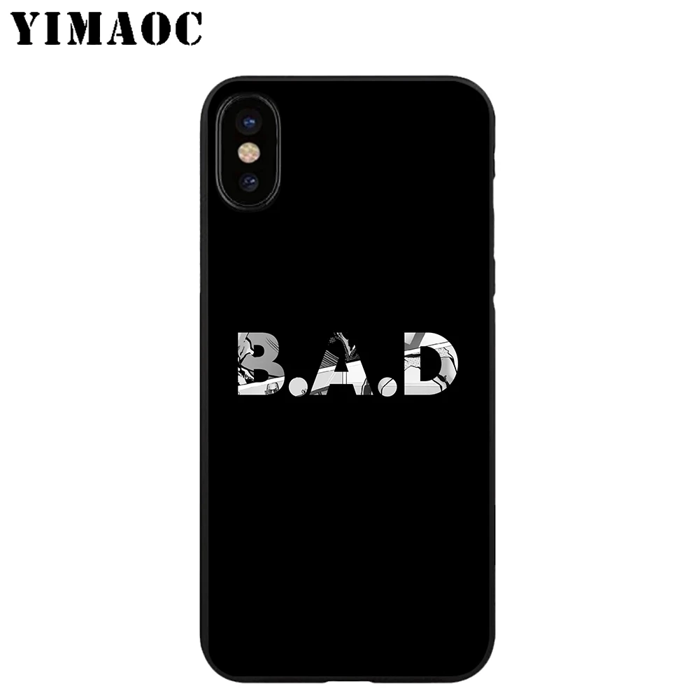 YIMAOC FTP холодный логотип мягкий черный силиконовый чехол из ТПУ для iPhone X или 10 8 7 6 6S