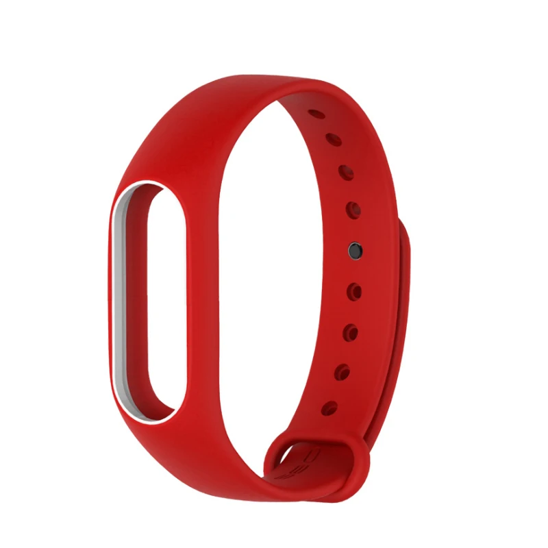 Цветной силиконовый ремешок для Xiaomi Mi band 2 цветной сменный Браслет аксессуары Band