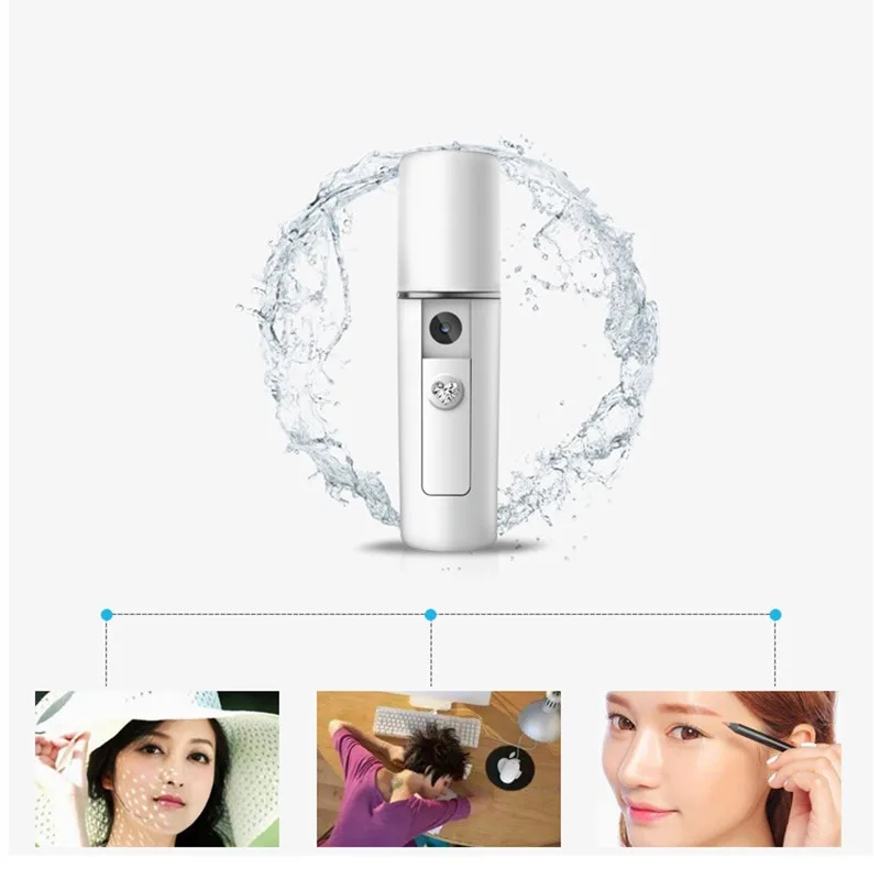Портативный нано-распылитель тумана, распылитель для лица и тела, увлажнение парохода, уход за кожей, мини USB, спрей для лица, косметические инструменты, новинка