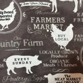 100*110 см экспорта для американский кантри фермы Винтаж Ткань хлопок Вышивание