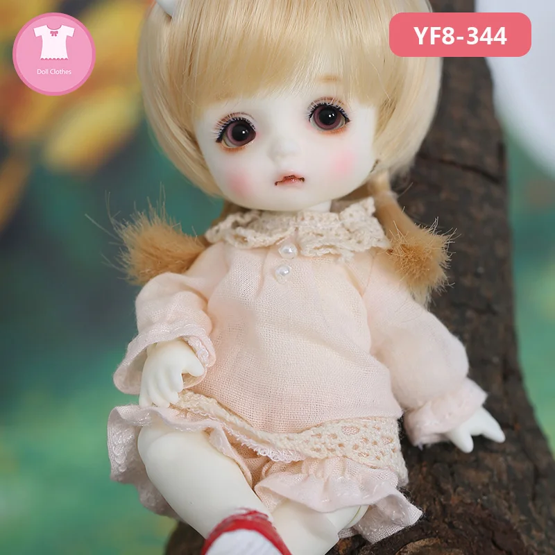 BJD одежда 1/8 светильник цвет платье костюм для Happy Choo Chika YF8 до 344 кукла аксессуары наряд