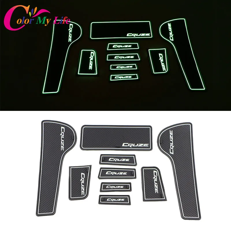 Автомобильная нескользящая резиновая наклейка на стакан для воды коврик ворот