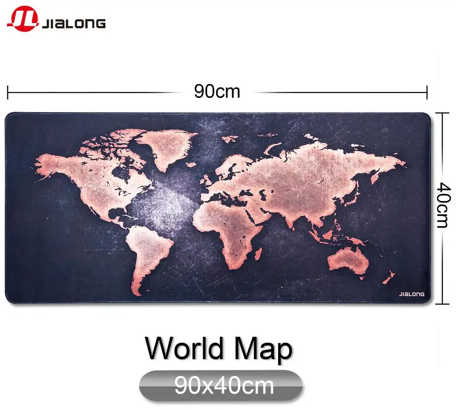 JL004 JIALONG карта мира узор игровой коврик для мыши большой компьютер Mause коврик ноутбук для геймеров коврик для мыши игровой коврик для мыши для мужчин подарок для геймера - Цвет: JL004