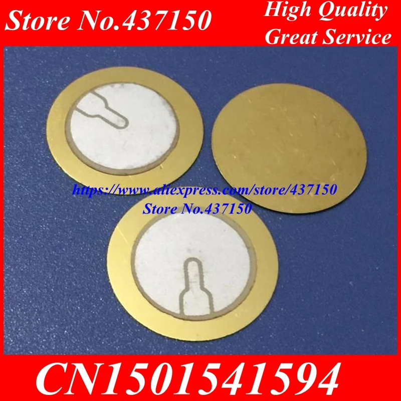 27 мм пьезоэлектрическая керамическая звуковая пленка/медь/трехполюсный