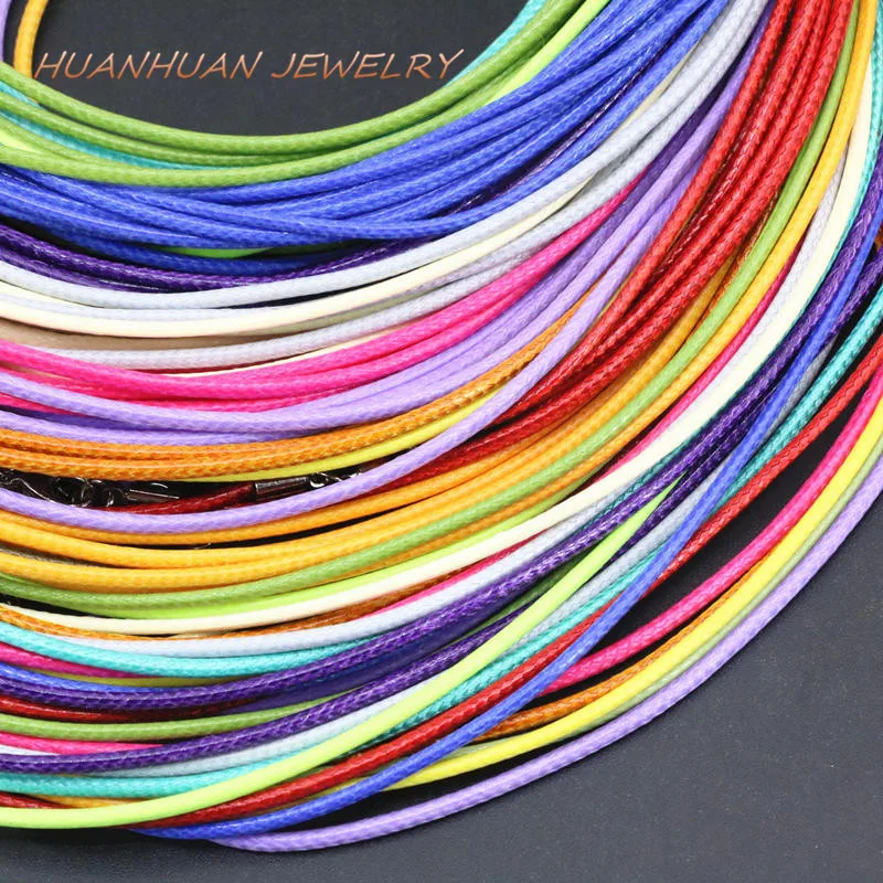 New Trendy 2mm Multicolor Rope Chain Necklace 4PCS Fashion Statement Women Round Chokers Collares Charms Jewelry 19inch B3396 | Украшения и
