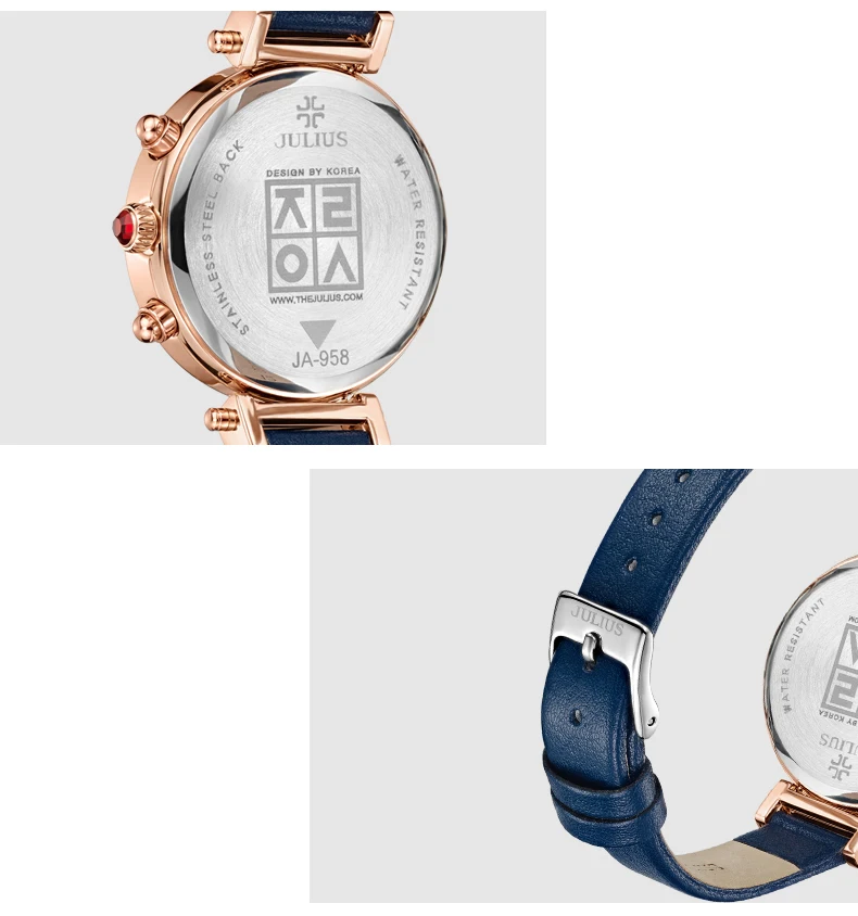 Julius брендовые креативные часы Женская мода Chronos кварцевые часы Ретро Винтаж Montre Femme Авто день дата женские часы JA-958