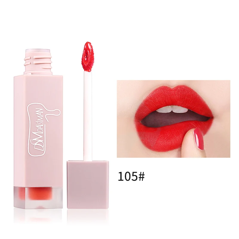 105 D.S.M Glitter Lip Gloss Sexy Private Label Lip Stain Base Pigment Beauty 6 Colors Clear Lipgloss Set - Цвет: 105