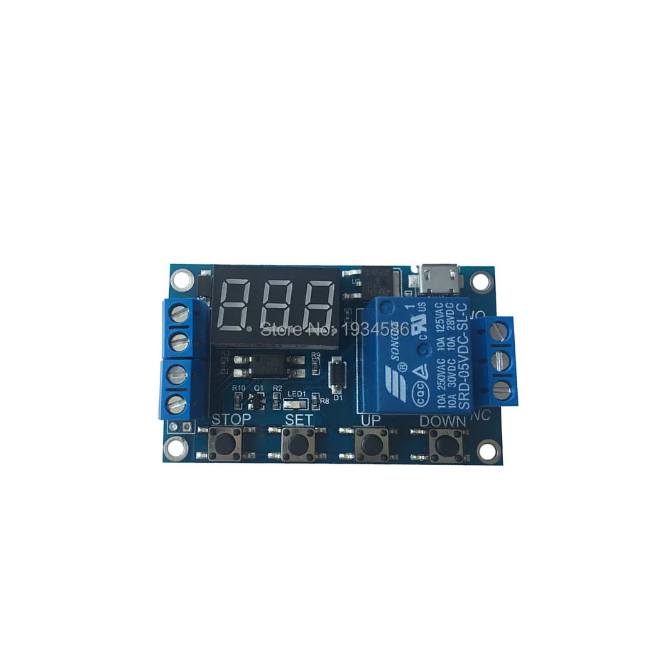 DC 6 30 в 9 12 В 24 Поддержка Micro USB 5 многофункциональный цикл таймер Задержка запуска