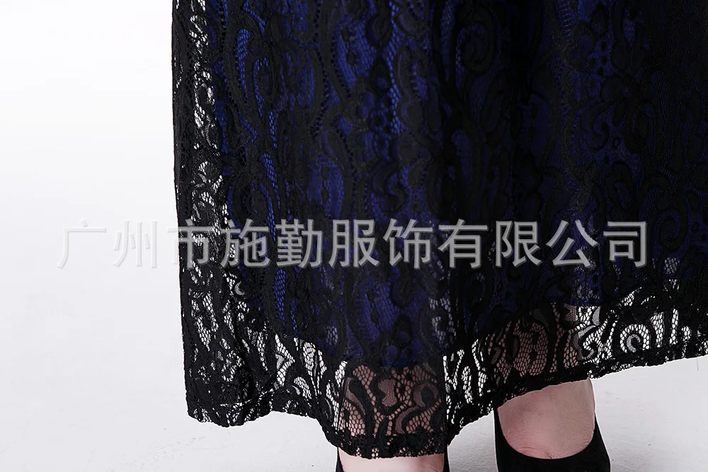 2017 Autumn Dress Rushed Real Solid A-line Ankle-length Vintage Empire Half O-neck Regular Robe Sexy Elegant Lace Dresses | Женская