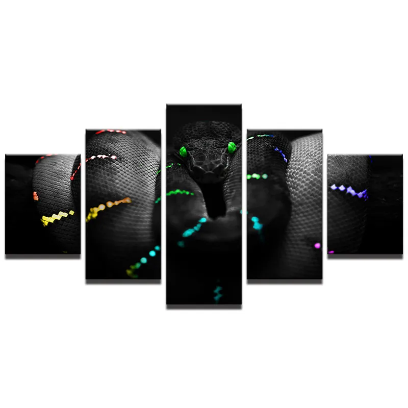 Холсте искусство стены стиль рисования на холсте настенные картинки 5 шт. Razer для