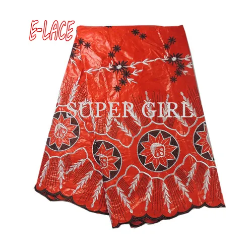 Африканский Базен Riche вышивка кружевной ткани Ткань Высокое качество Getzner для