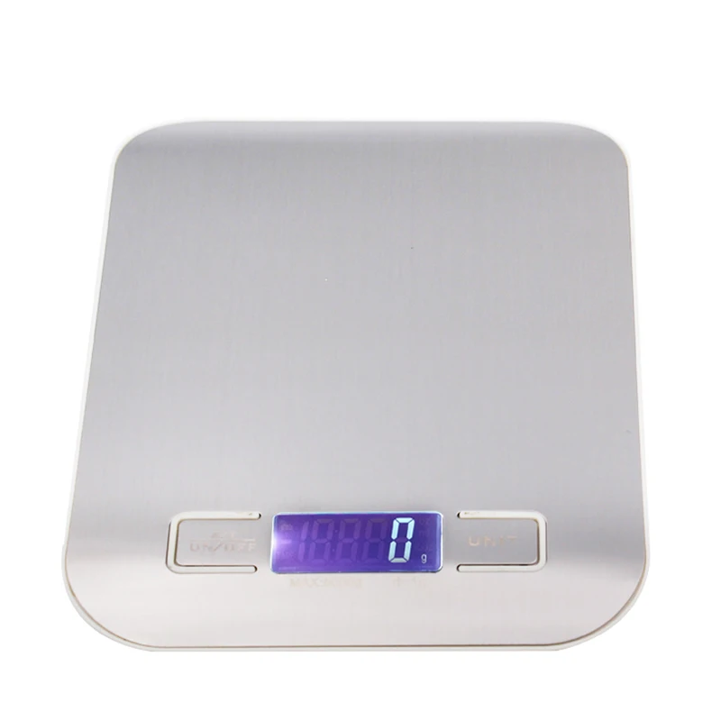 Цифровые кухонные весы 1lb x 0 05 унций тонкие 5000 г ЖК дисплей 5кг 1 цифровые для еды
