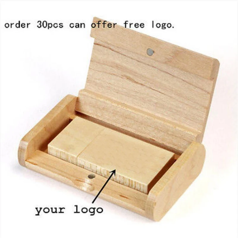 exuanck Custom Personalised Natural Brick Wood USB Flash Memory Pendrive Boys/Girls Gift (20pcs free logo) | Компьютеры и офис