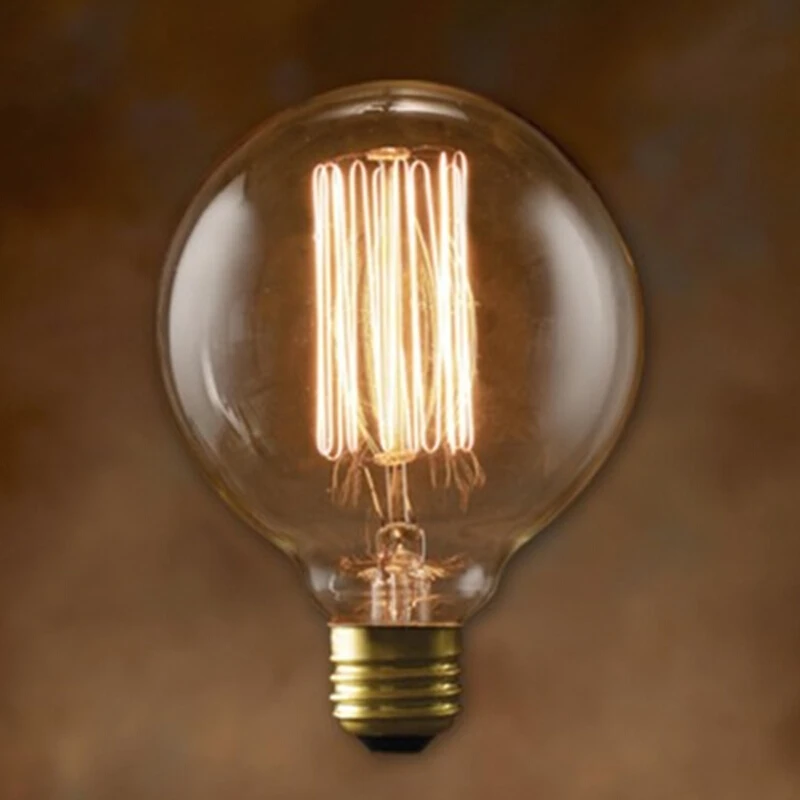 

Antique Retro Vintage Edison Bulbs E27 Incandescent Light Bulbs G125 Squirrel-cage Decorative Filament Bulb Edison Light