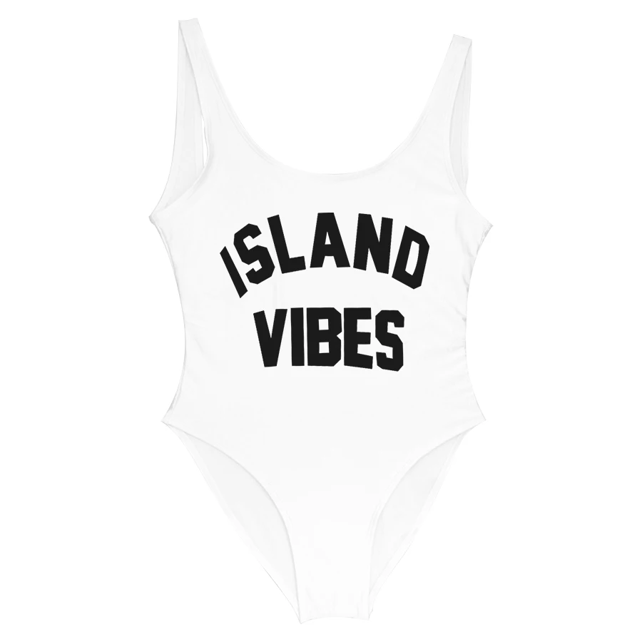 River ISLAND VIBES 2018 Плавание одежда Для женщин пикантные костюм Письмо сплошной