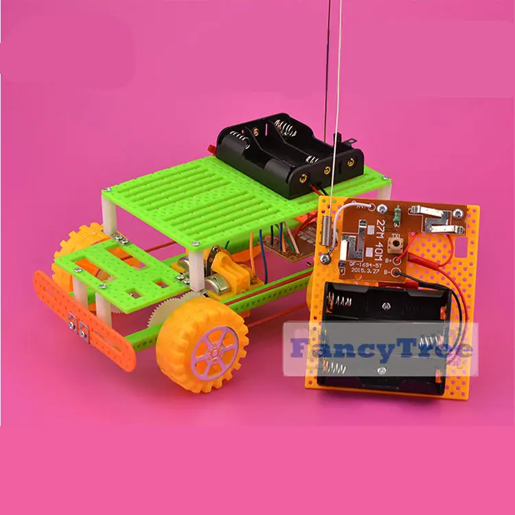 Физика креативный Набор diy электрическая вращающаяся модель автомобиля ученики