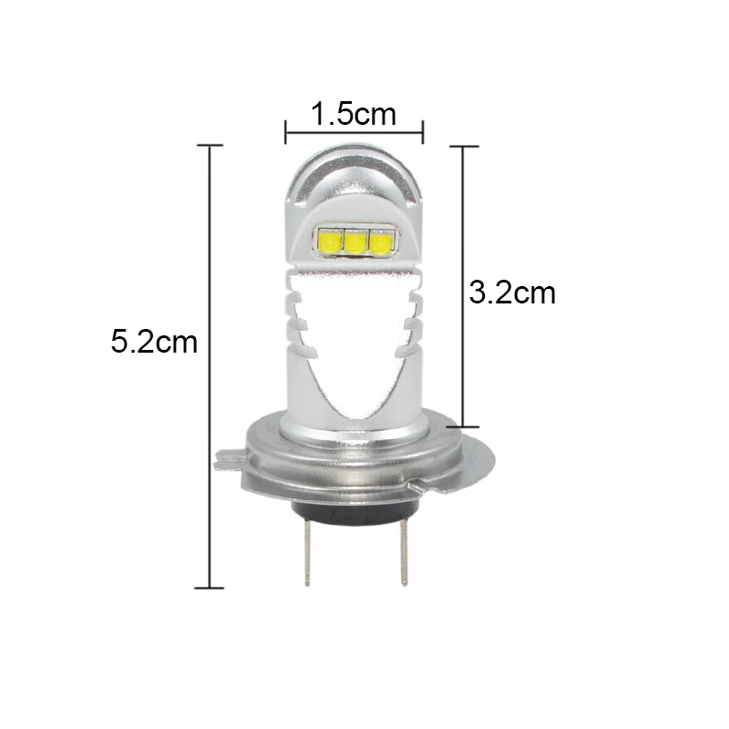 2 шт. Светодиодные Автомобильные противотуманные фары h7 LED H1 H3 h11 H8 hb4/9006 hb3/9005 Белый
