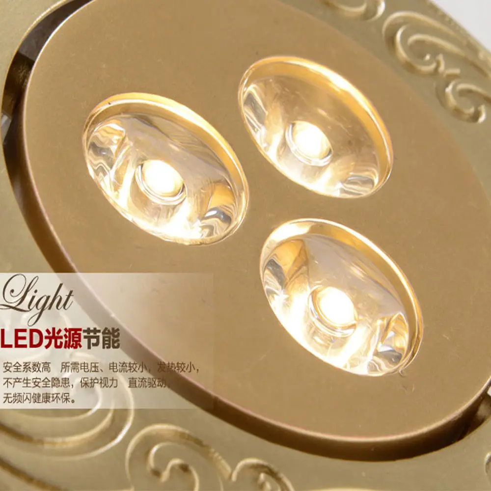 Европейская Светодиодная потолочная лампа медная для ресторана|ceiling spotlight led|led