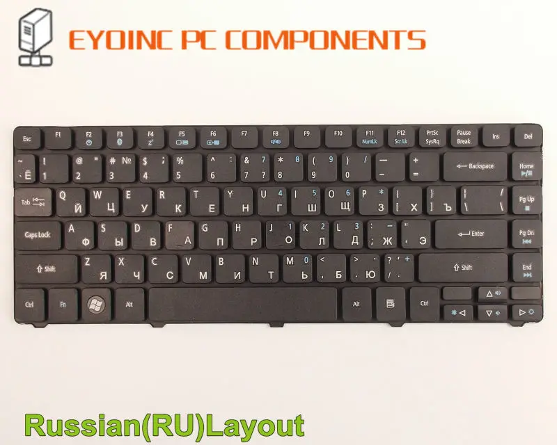 Клавиатура для ноутбука Acer Aspire EMachines EM D728 D730 D 730G D730Z D730ZG D732 D732ZG Русская версия|laptop