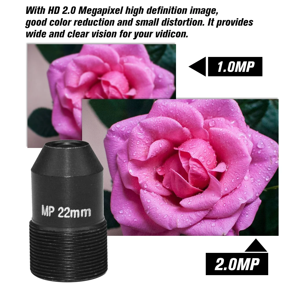 HD 2 0 мегапиксель Pinhole 22 мм объектив CCTV MTV Board Lens M12 Mount 1/2.7 дюймов формат изображения