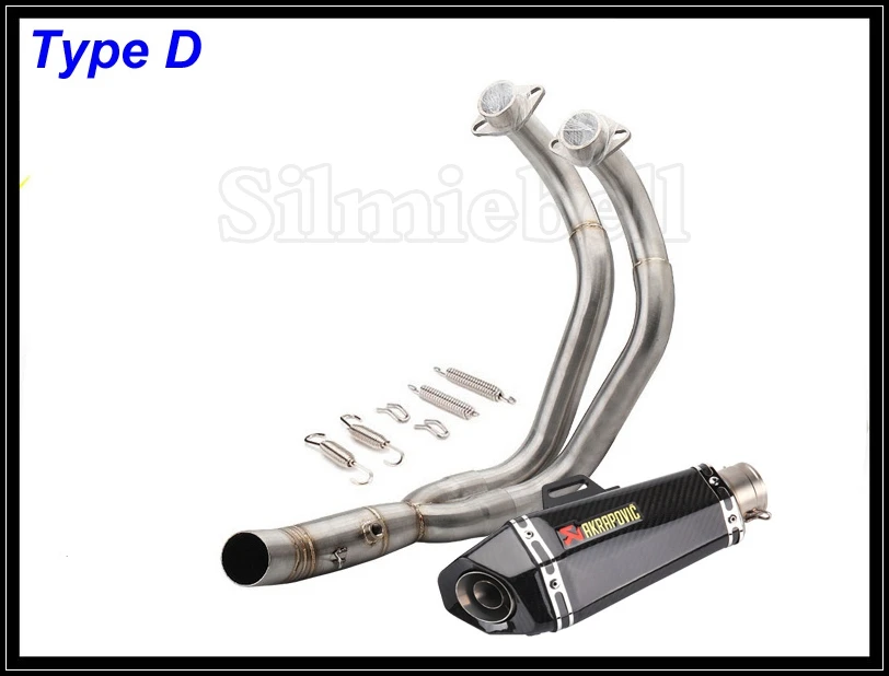 Мотоцикл Akrapovic выхлопная труба модифицированная для мотокросса глушитель Yamaha MT 07