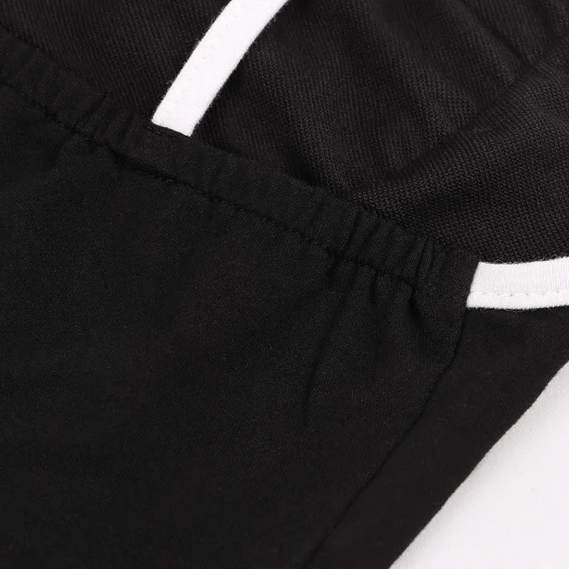 Комплект женской повседневной вечерние майка и мини-юбка-карандаш с завышенной