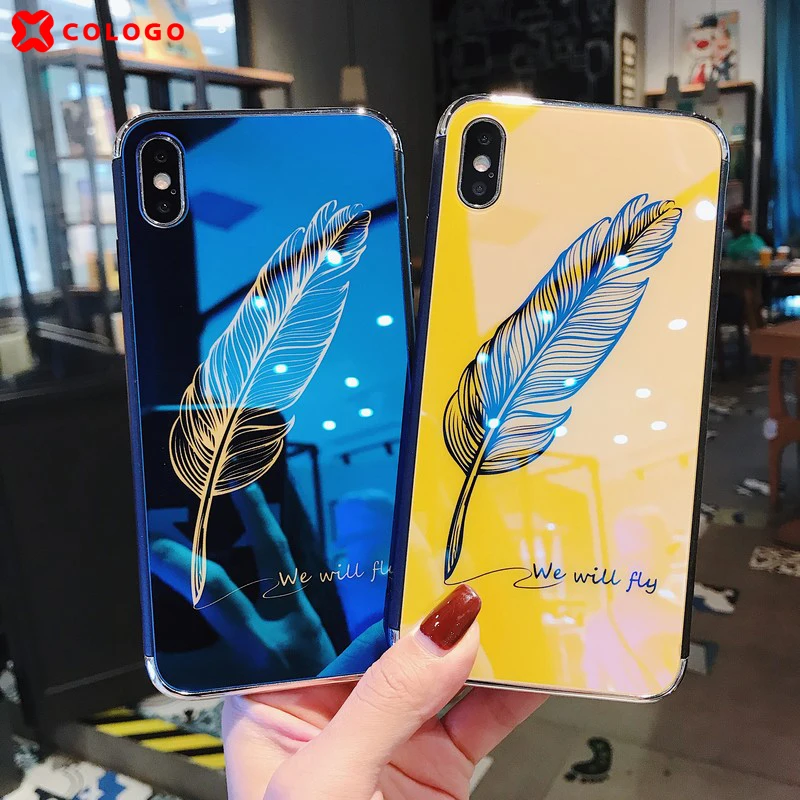 Новинка чехол для телефона с узором удача iphone 6 6S 7 8 Plus X XR XS Max лазерное покрытие