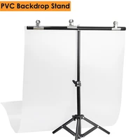 photography pvc backdrop background support stand system metal backgrounds for photo studio 68cm backdrop 3pcs clamp