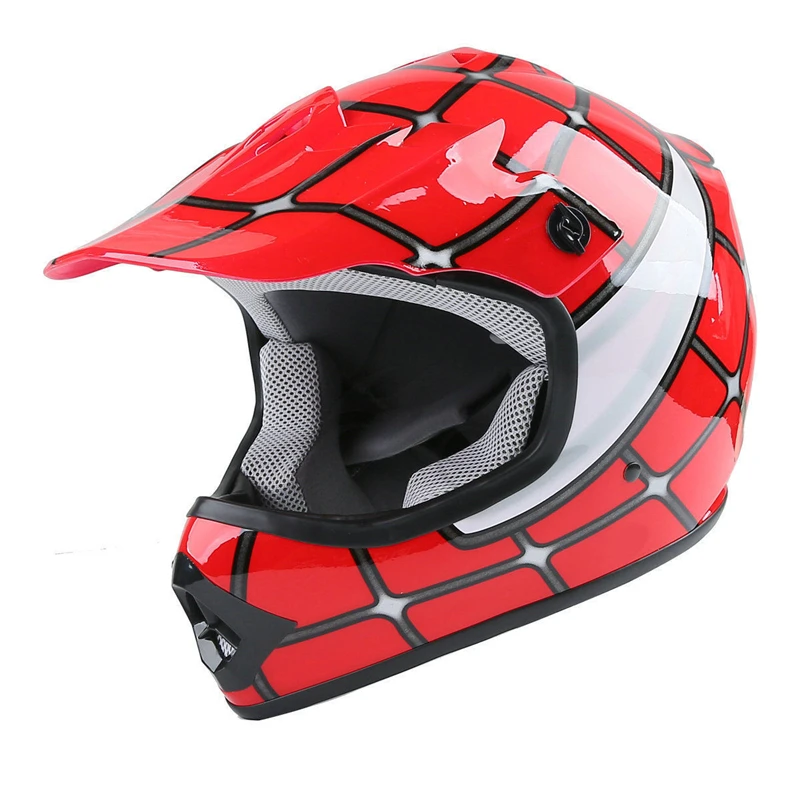 S/M/L/XL DOT Youth Kids Dirt Bike ATV Full Face шлем очки W/перчатки 6 цветов аксессуары для мотоциклов